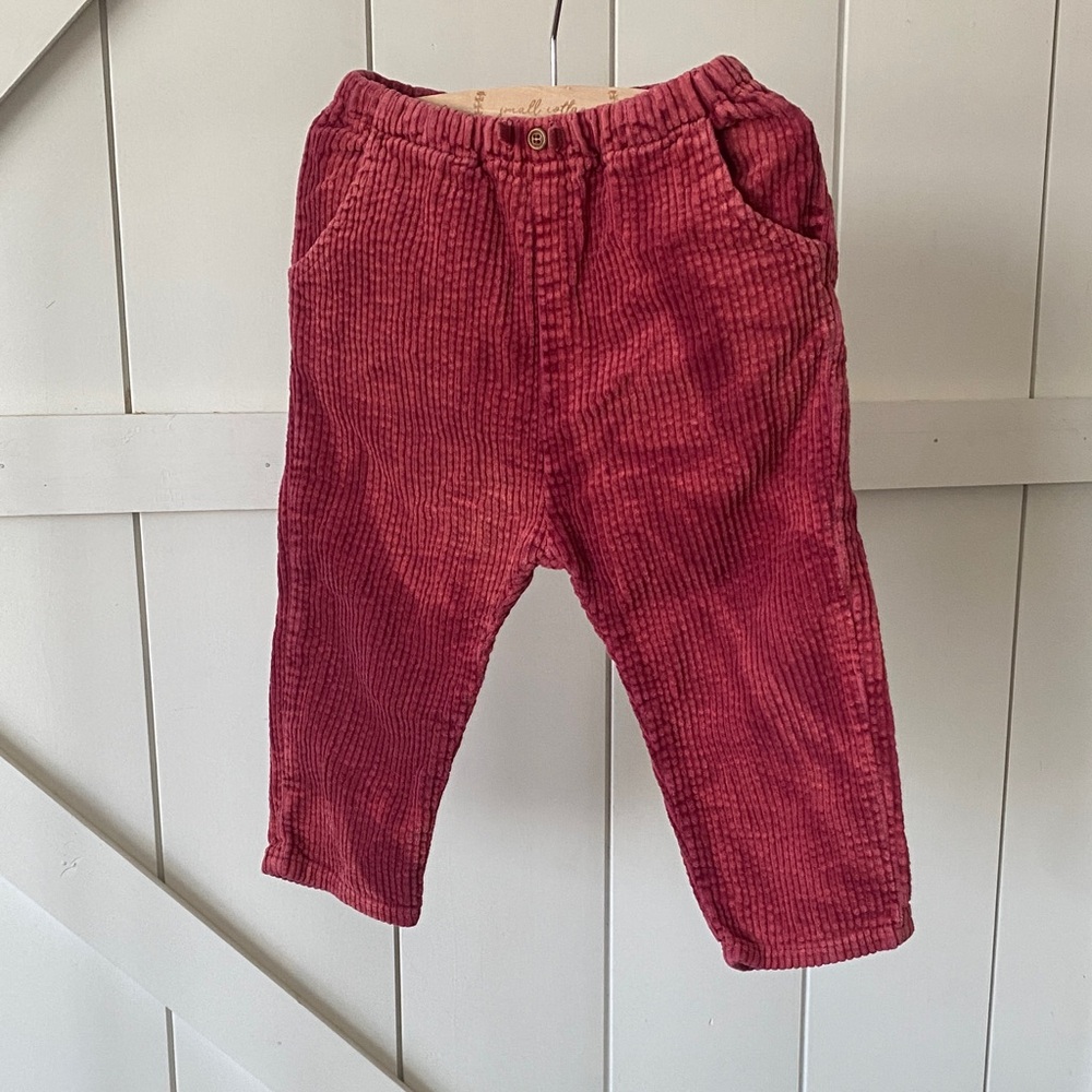 Zara Kids Red Corduroy Pants